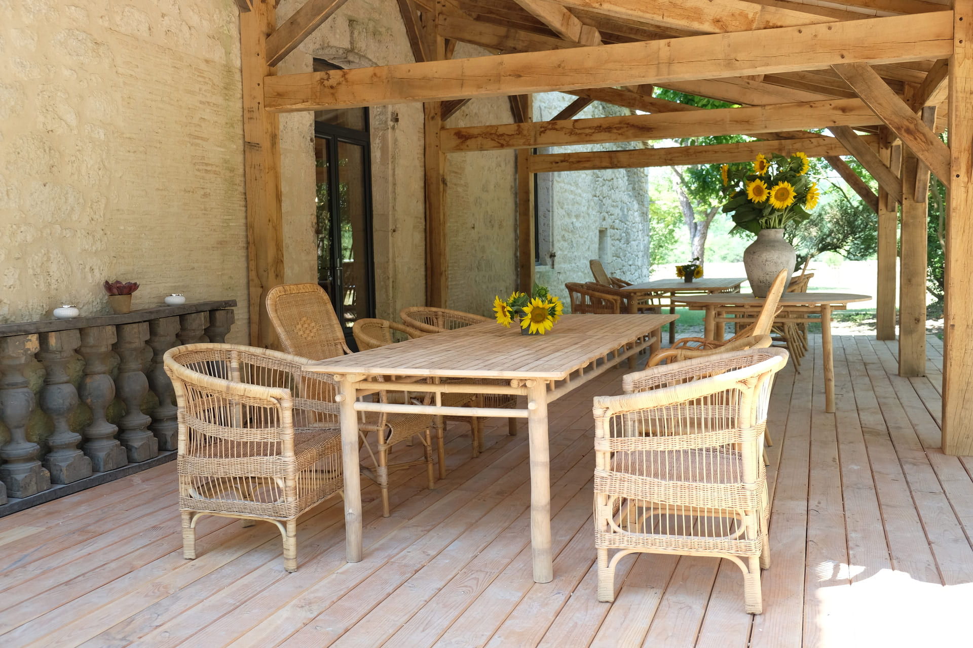 Covered terrace