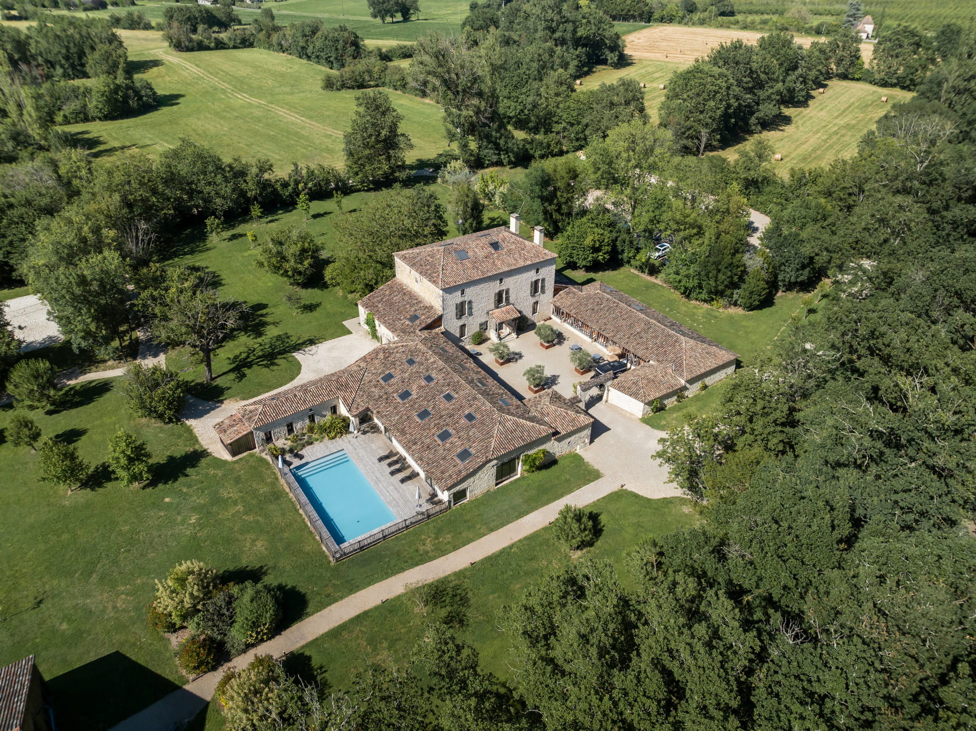 Clos des charmes vue d'en haut
